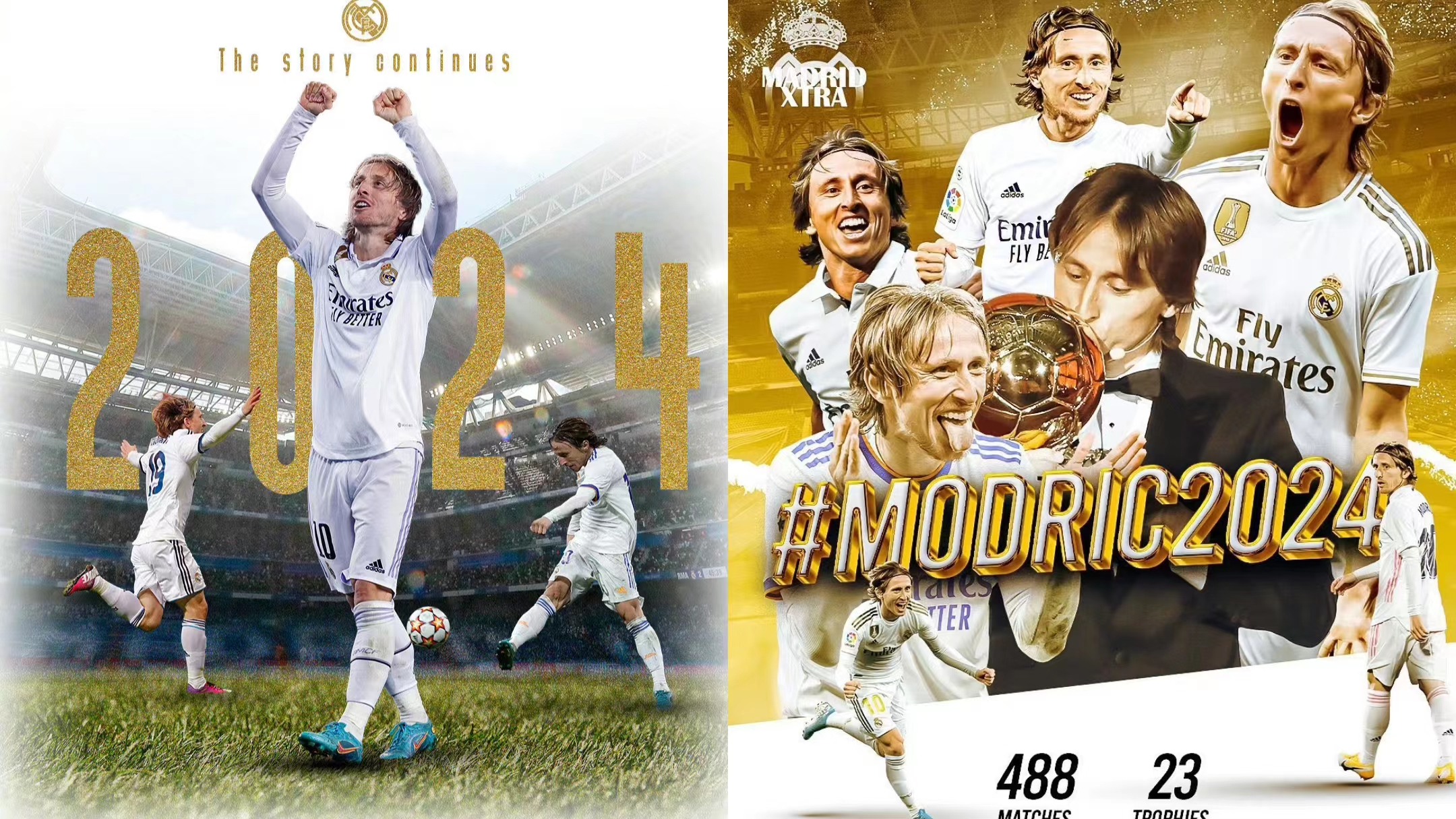 Modric, leyenda del Real Madrid, continúa el amor por el fútbol que nunca se apaga Modric, leyenda del Real Madrid, continúa el amor por el fútbol que nunca se apaga